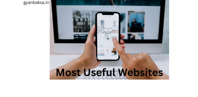 उपयोगी वेबसाइट की लिस्ट | Most Useful Websites -2026