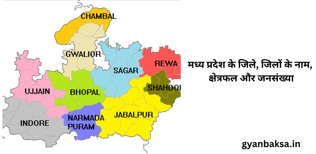 Districts in Madhya Pradesh (MP) ||  MP me kitne jile hai