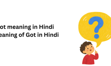 Got meaning in Hindi