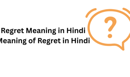 Regret Meaning in Hindi
