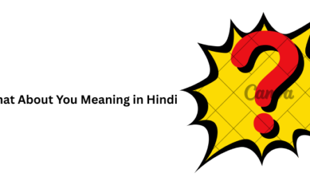 What About You Meaning in Hindi